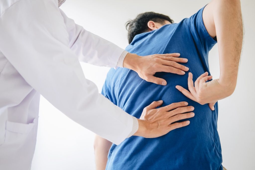 A person receives help from orthopedics near me