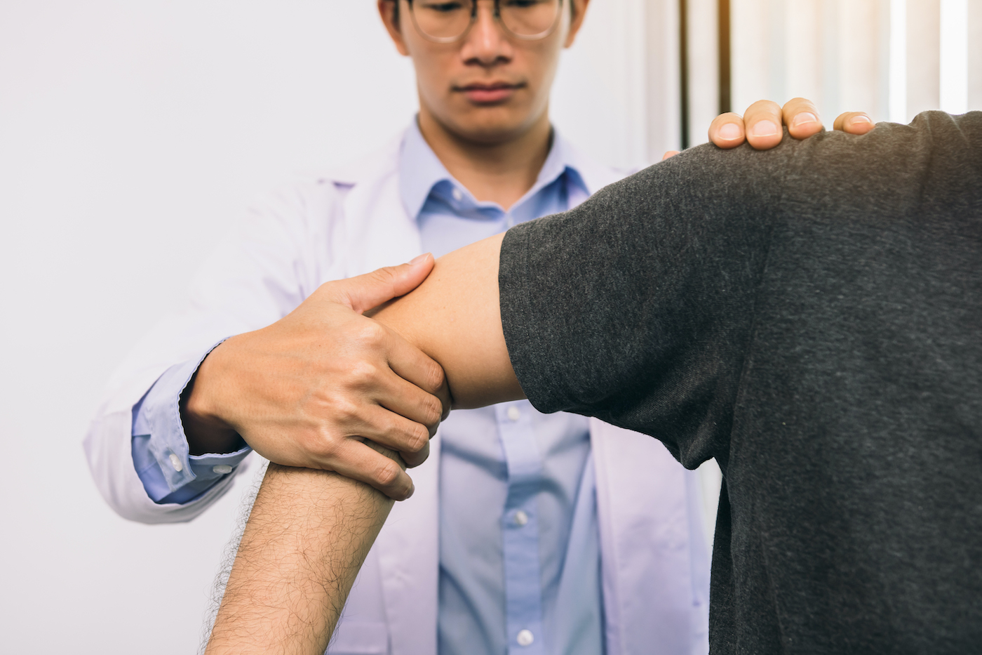 Patient wondering what to do about shoulder pain