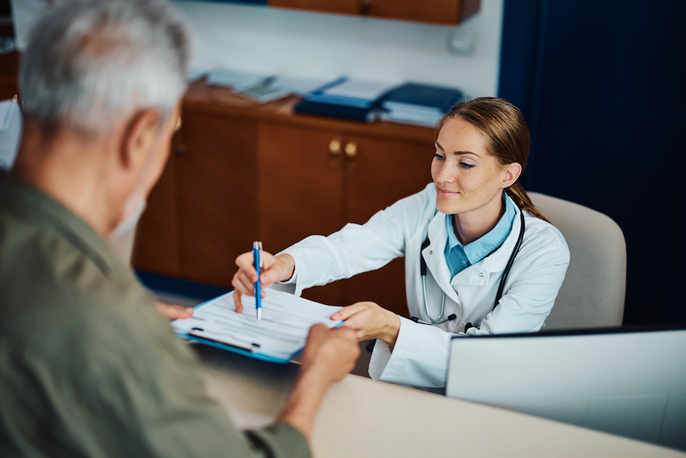 Receptionist talks about orthopedics near me